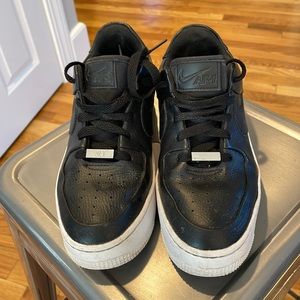 Nike Air Force 1 - women’s black size 8